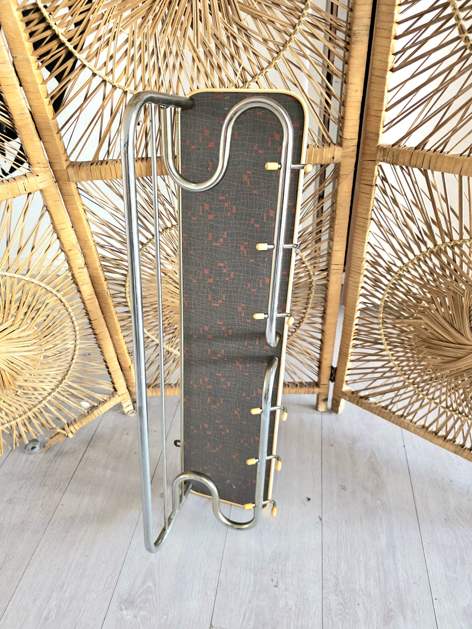 Vintage 1970's Wall Mount Coat Rack