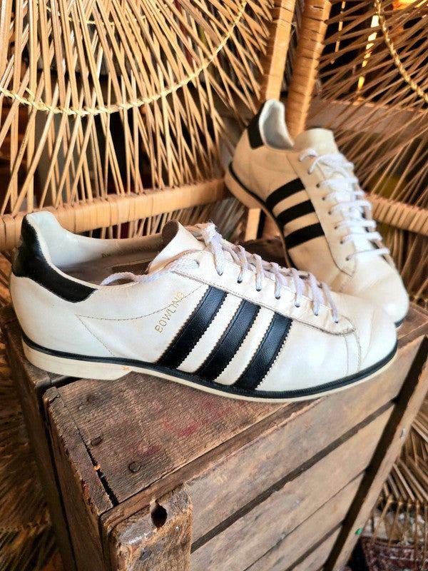 adidas gazelle silver green womens Rare Vintage 70s / 80s Adidas Bowling Sneaker Trainers – Yatva