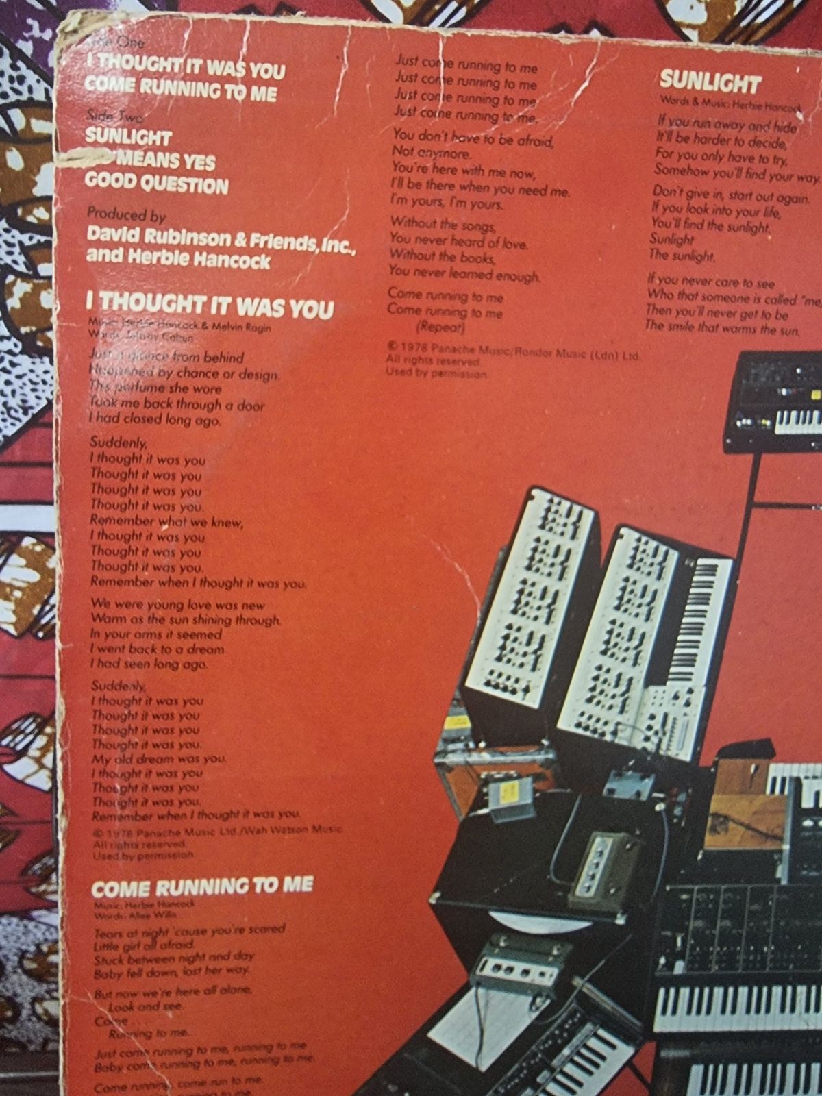Herbie Herbie Hancock Sunlight UK Vinyl LP