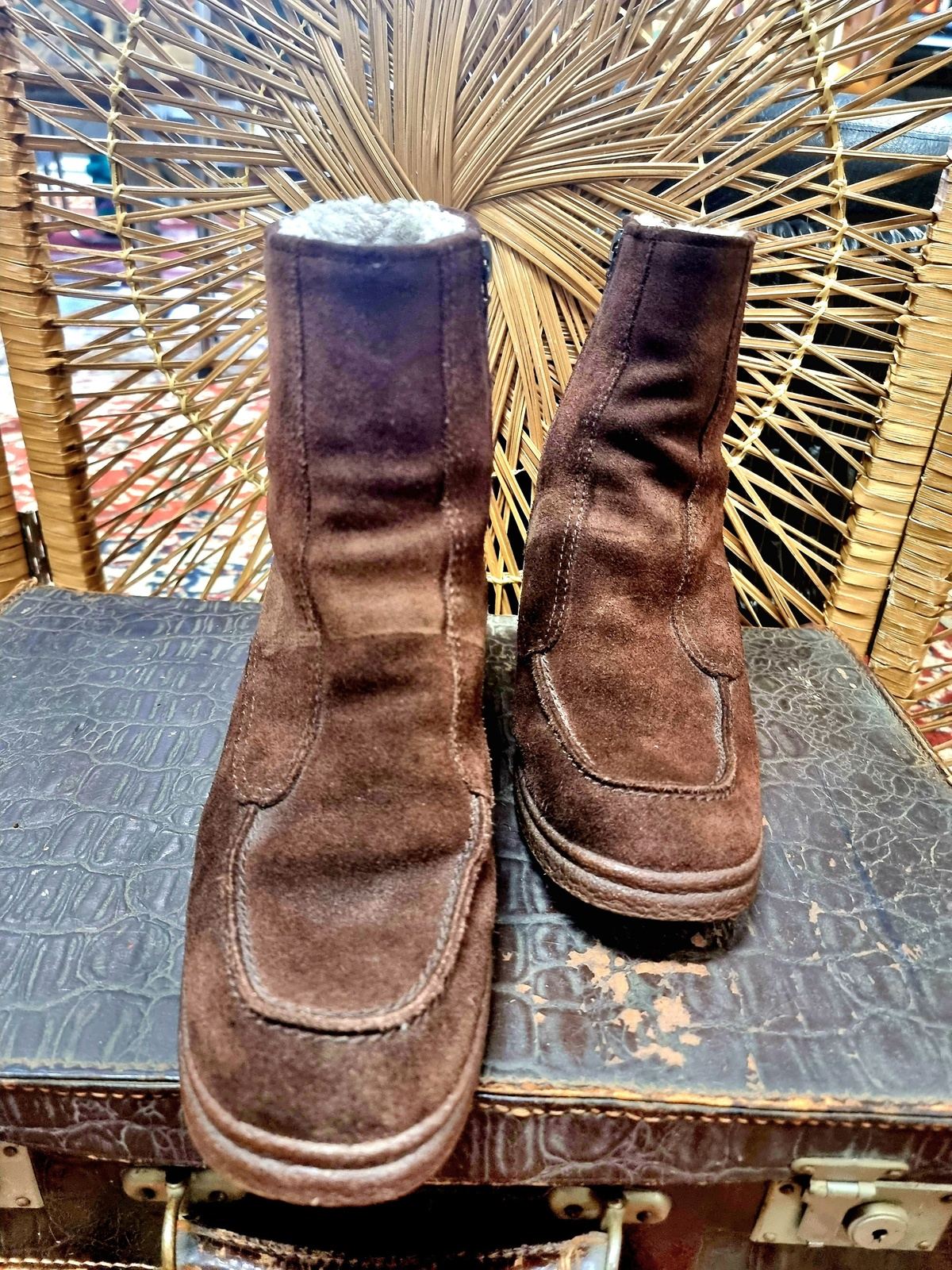 Vintage Bama Lams Ankle Boots