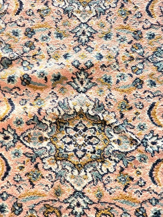 Exquisite Hand-Knotted Silk Runner – Persian Ghom Style