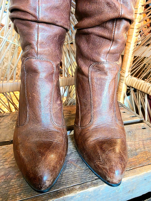 YatvaVintage: YV6196: Designer Janet & Janet Leather Boots