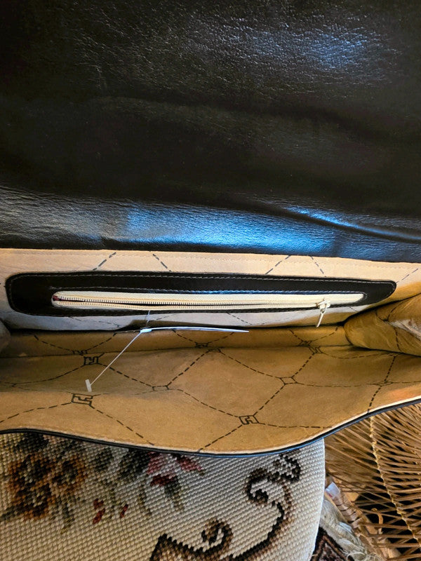 Vintage 70s / 80s Leather Clutch Bag