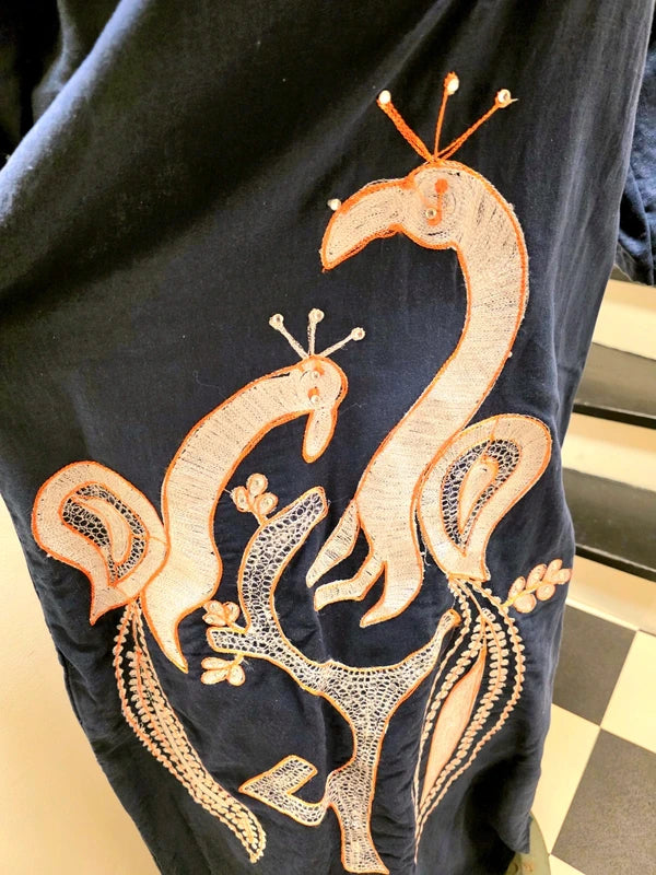 Vintage Kaftan Maxi Dress