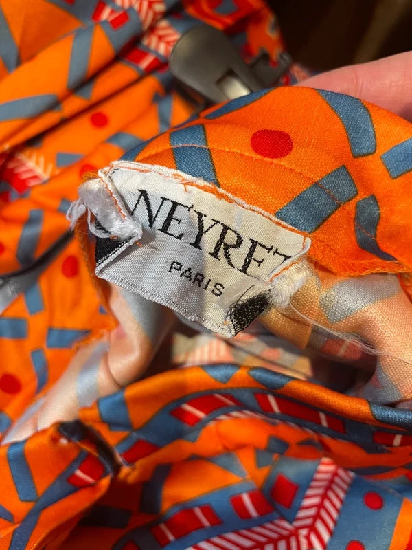 Vintage 1980's Neyret Pleated Skirt