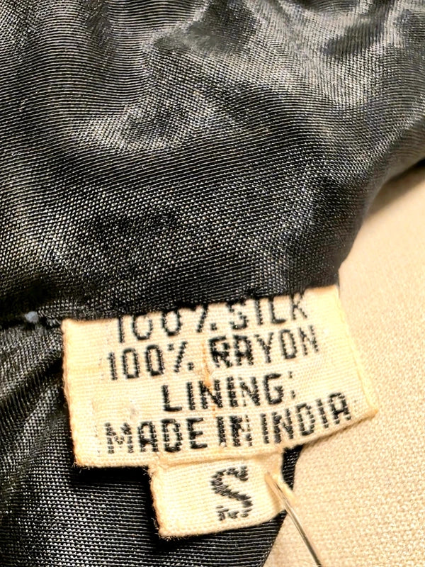 Vintage 80's Scarlet Rage Silk Tunic Dress