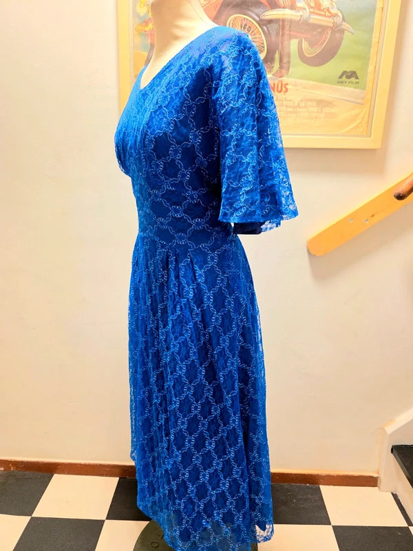 Vintage 70´s / 80´s Lace Flared Sleeves Dress.
