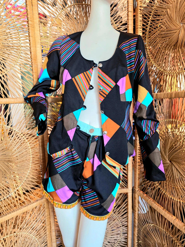 Vintage 70s Lady Dress Modell 2-Piece Suit