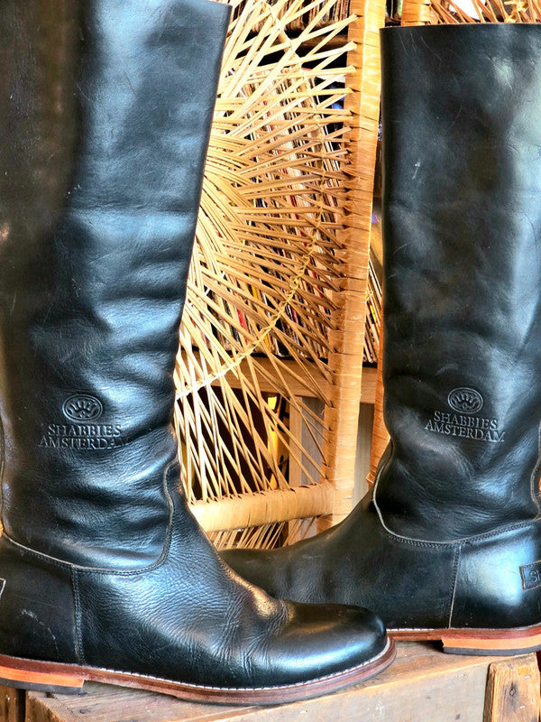 Vintage Shabbies Amsterdam Knee High Leather Boots