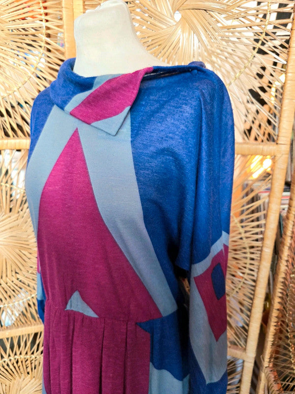 Vintage 1980's Batwing Dress