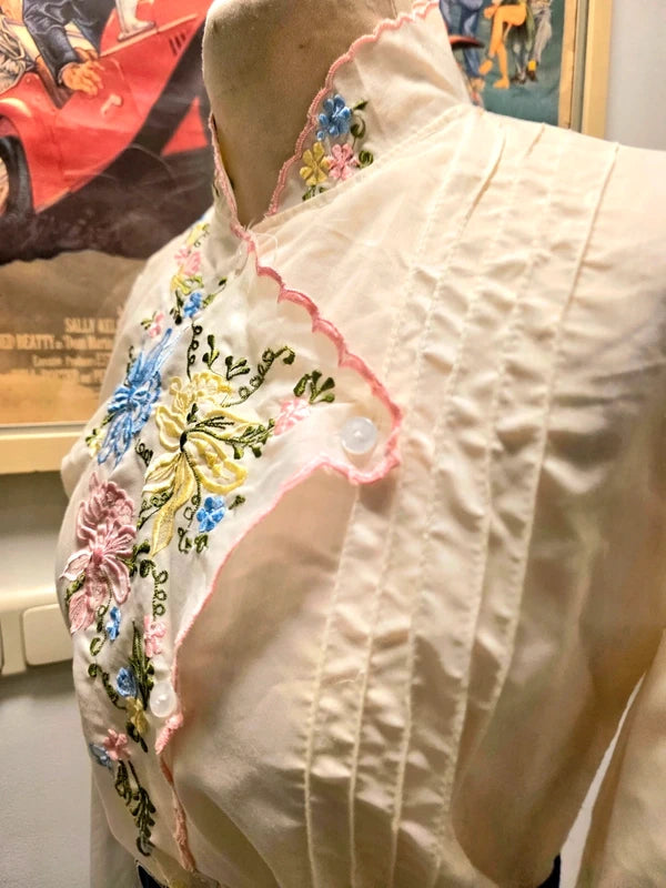 Vintage 70's Embroidery Shirt