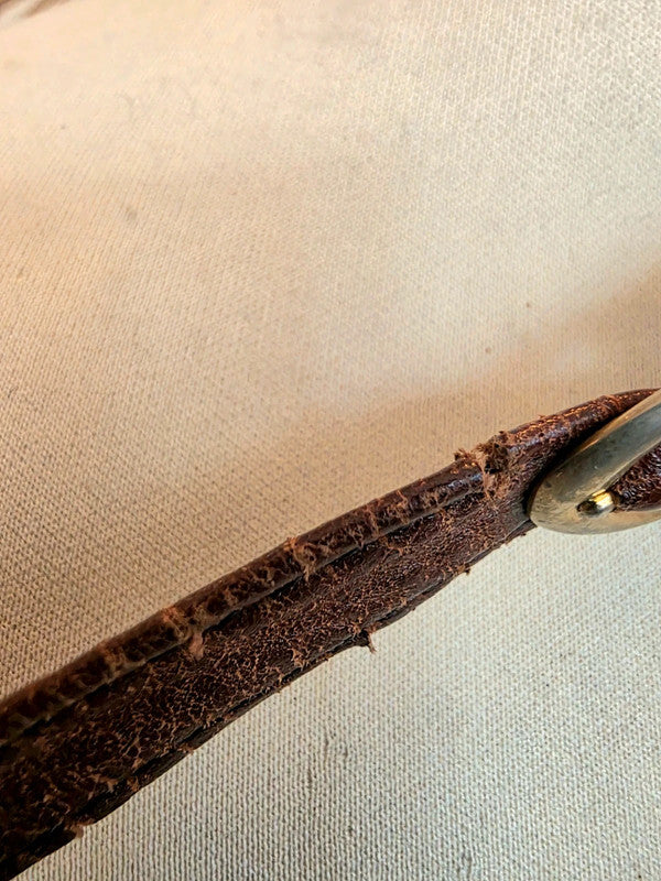 Vintage 80s Leather Shoulder Bag
