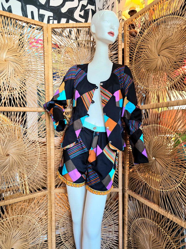 Vintage 70s Lady Dress Modell 2-Piece Suit