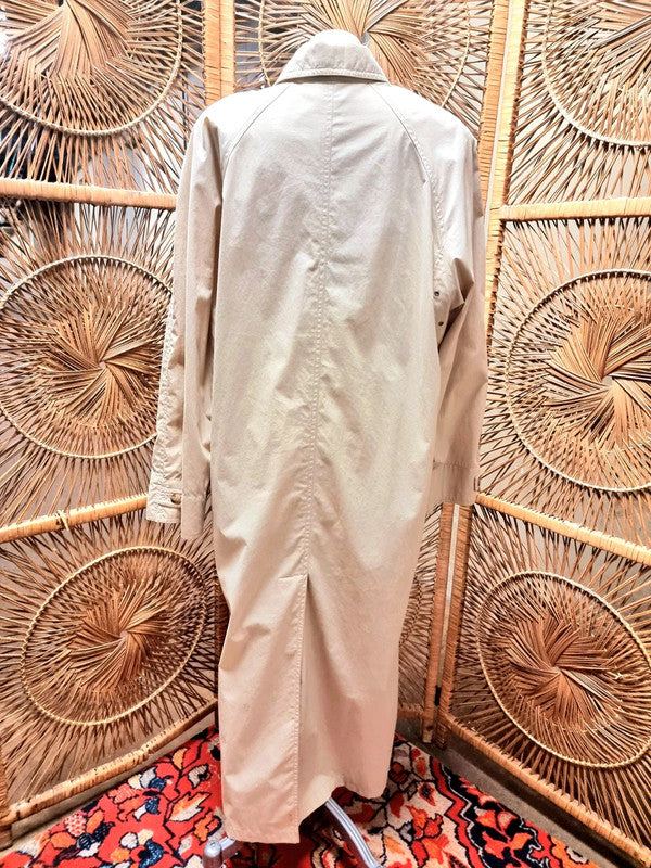 Vintage 80's Cotton Casual Trench Coat