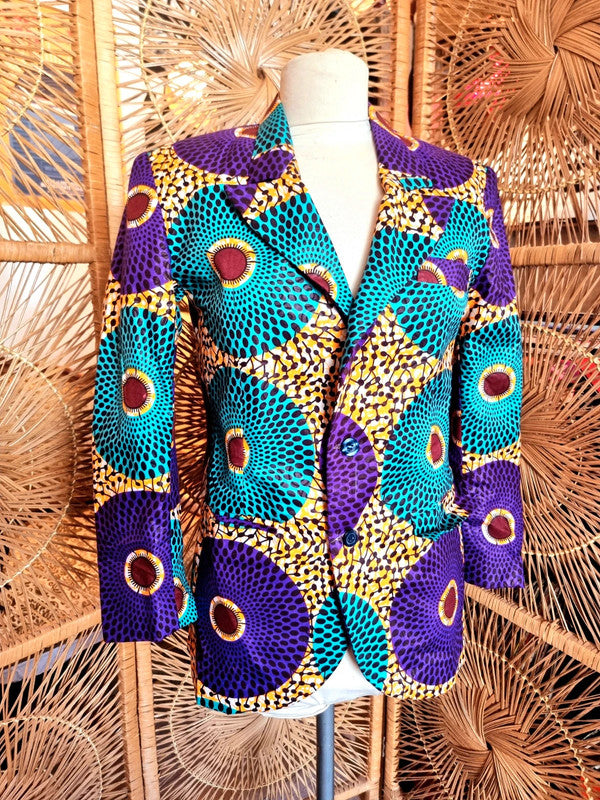 Brand New African Ankara Print Blazer Jacket