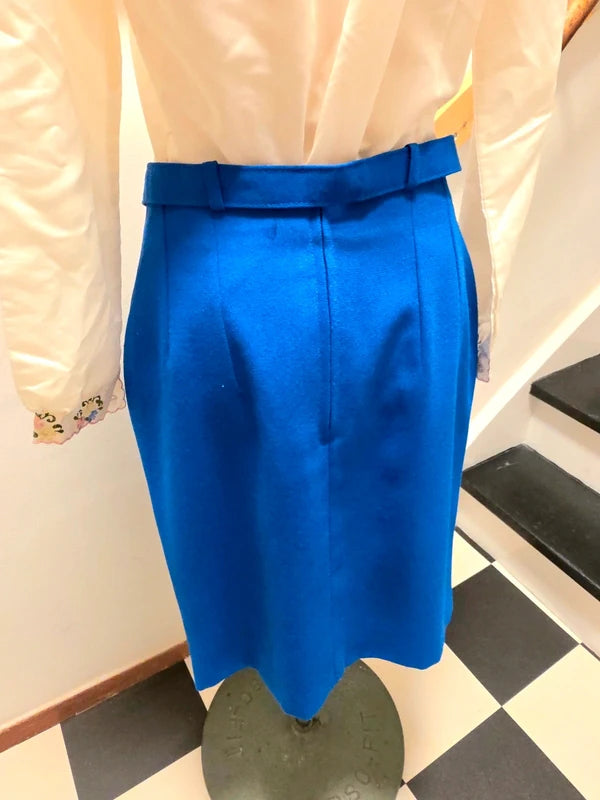 Vintage 1960's High Waist Pencil Wiggle Skirt