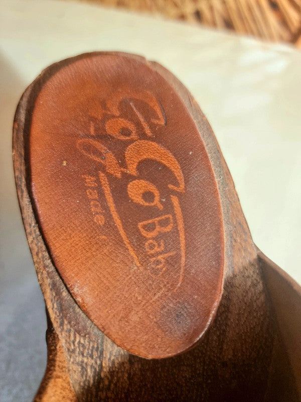 Vintage 70's CoCo Baby Clog Platform Shoes