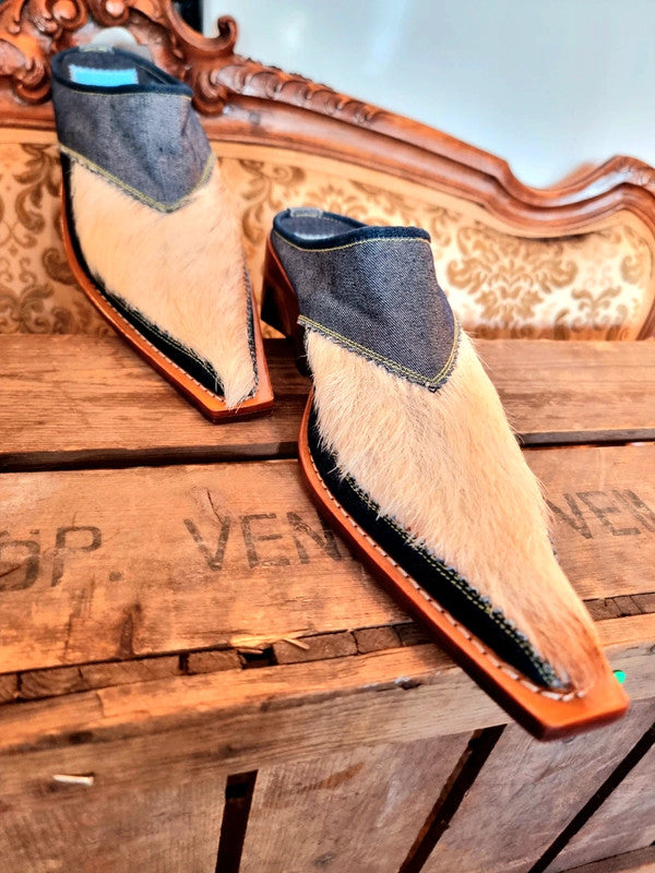 Brand New Western "Chick on a Mission " Slip on Shoes