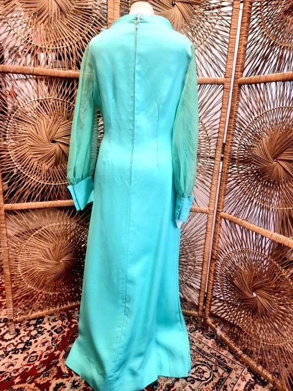Vintage 60s/ 70s Sequin Maxi Dress