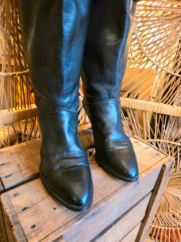 Vintage 80s Vngal Leather Boots