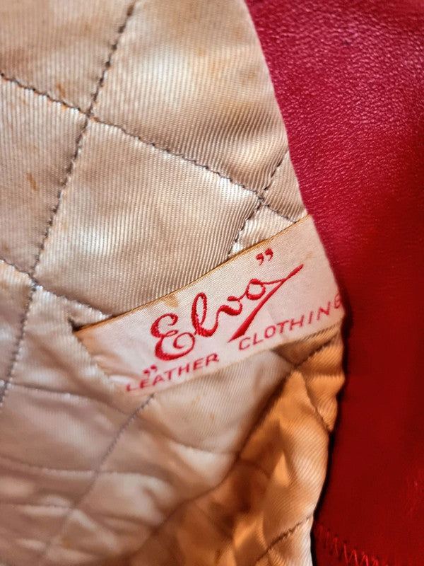 Vintage 60s / 70s Evlo Leather Clothing Jacket