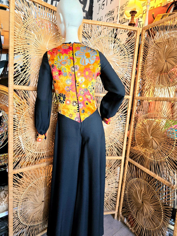 Vintage RARE 60s/ 70s Palazzo Jumpsuit Glam