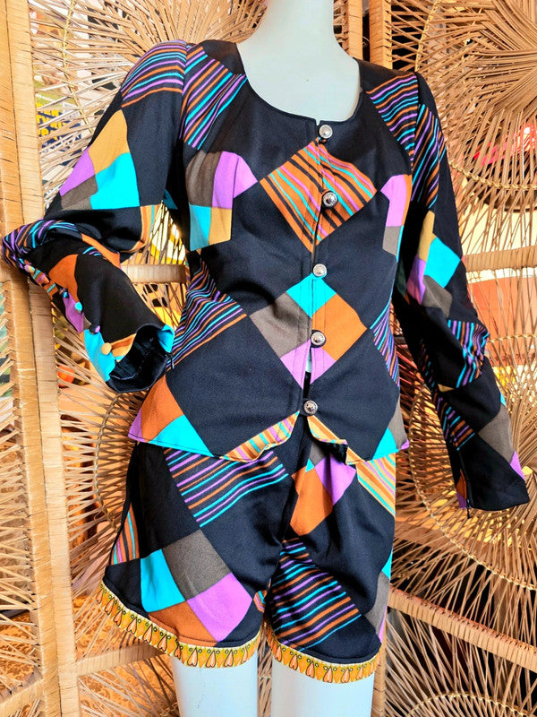 Vintage 70s Lady Dress Modell 2-Piece Suit