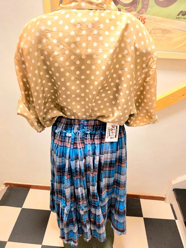 Vintage 80's Classics Silk Polka Dots Shirt