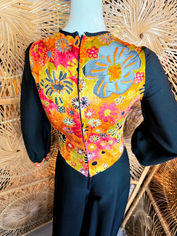 Vintage RARE 60s/ 70s Palazzo Jumpsuit Glam