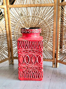 Vintage 70s Bay Keramik Floor Ceramic Vase By Bodo Mans West Germany
