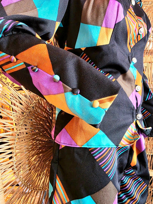 Vintage 70s Lady Dress Modell 2-Piece Suit