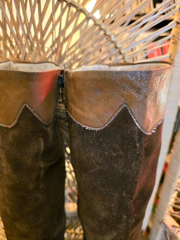 Vintage 70s / 80s Suede Boots