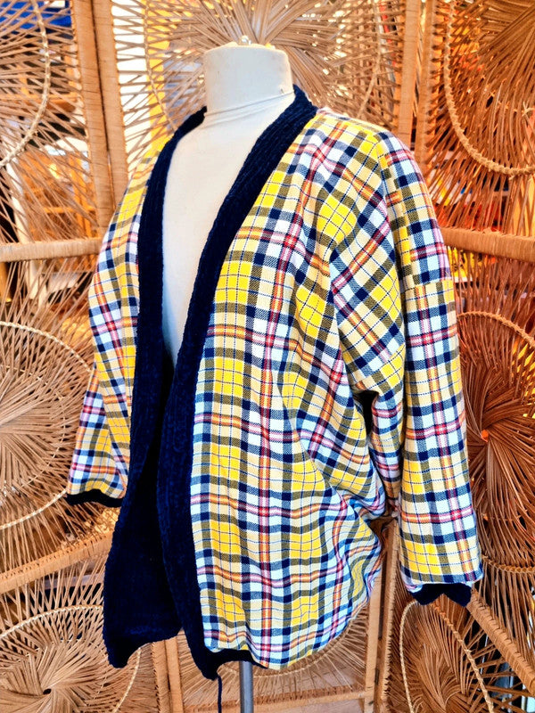Vintage 80s Reversible Warm Cardigan