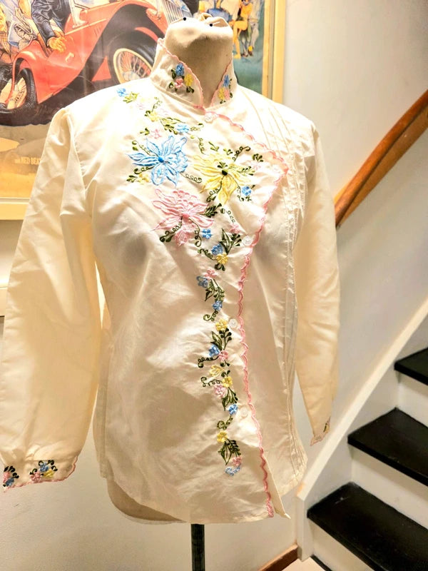 Vintage 70's Embroidery Shirt