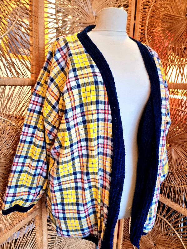 Vintage 80s Reversible Warm Cardigan