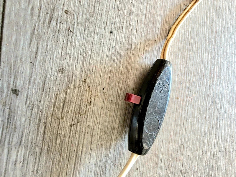 Antique French Glass Stem Floor Lamp