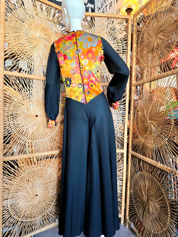 Vintage RARE 60s/ 70s Palazzo Jumpsuit Glam