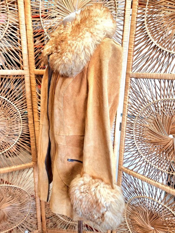Vintage 70's Suede Penny Lane Coat