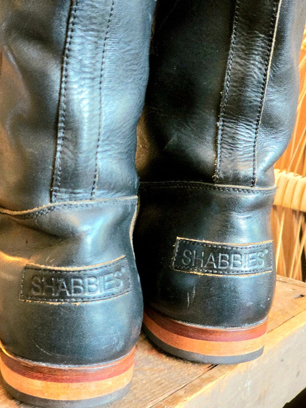 Vintage Shabbies Amsterdam Knee High Leather Boots