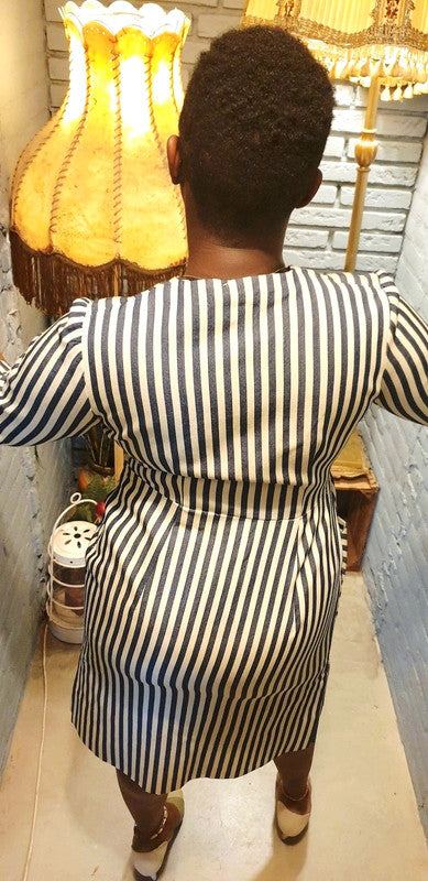 Vintage 1950's Stripe Dress