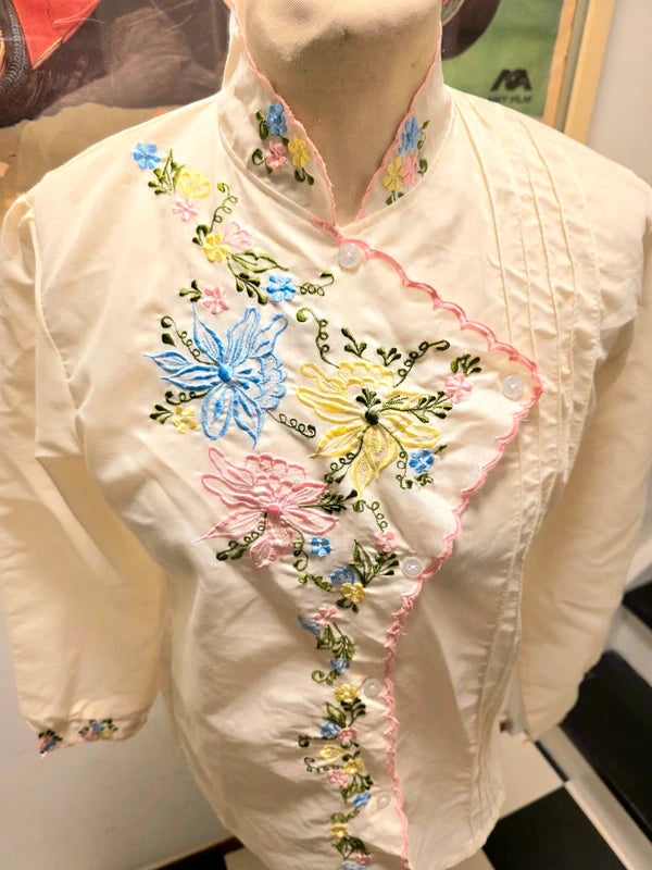 Vintage 70's Embroidery Shirt