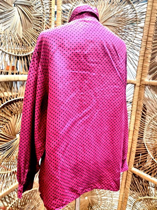 Vintage Sergio Cassani Silk Shirt