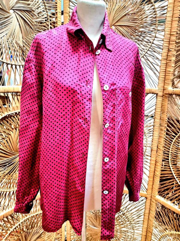 Vintage Sergio Cassani Silk Shirt