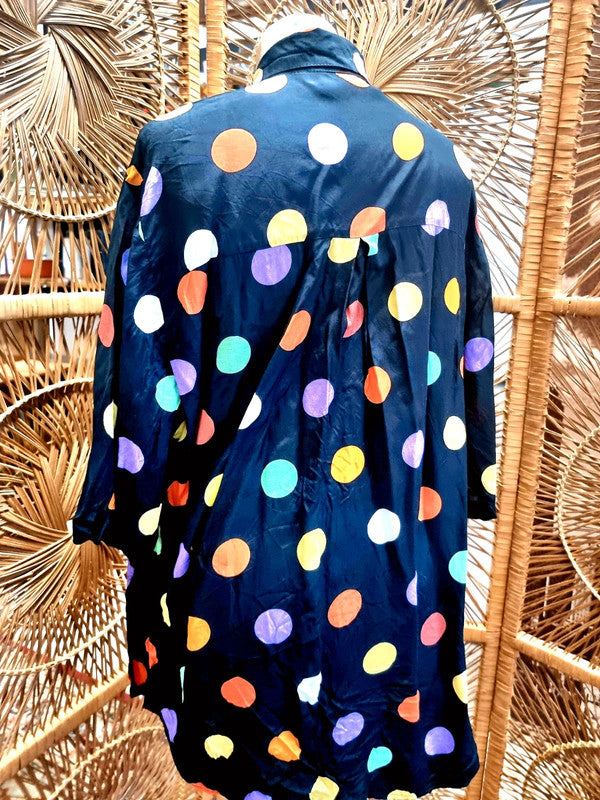 Vintage 80's Polka Dots Shirt