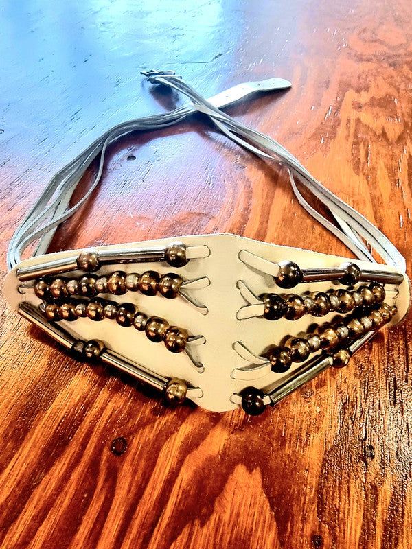 Vintage 1980s Leather Belt