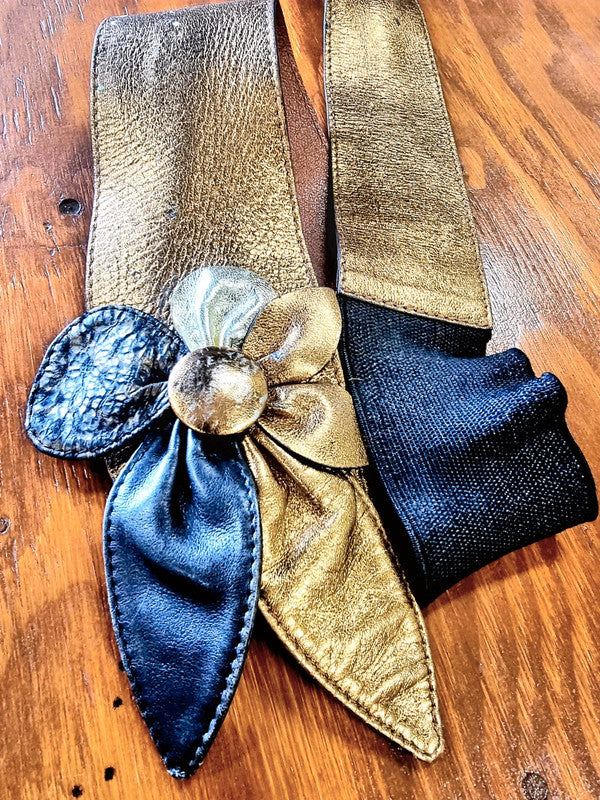 Vintage 1980s Leather Belt