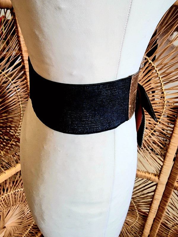 Vintage 1980s Leather Belt