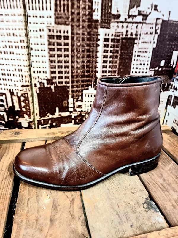 Vintage Peter Kaiser Leather Ankle Boots