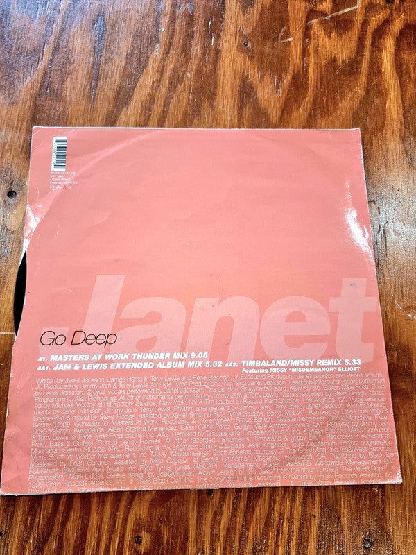Janet Jackson - Go Deep Remix Vinyl DISCOUNTS are available whe