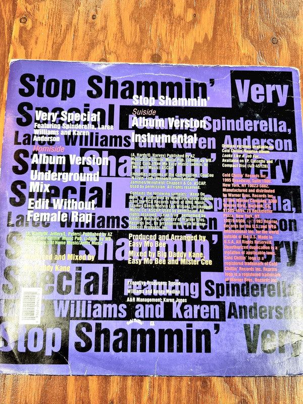 Big Daddy Kane – Very Special / Stop Shammin' - Record Vinyl